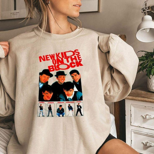 NKOTB Mixtape Tour 2022 Crewneck, Boy Band Fans Merch