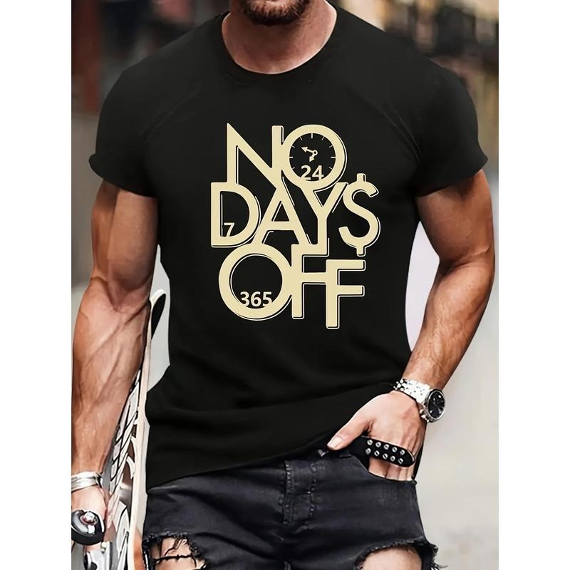 NO DAYS OFF Crew Neck T-shirt