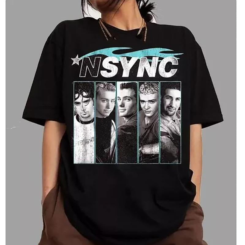 NSYNC Boy Band Shirt, Concert Music 2024 Shirt,Comfort Colors shirtT-SHIRT, UNISEX SHIRT, CREWNECK