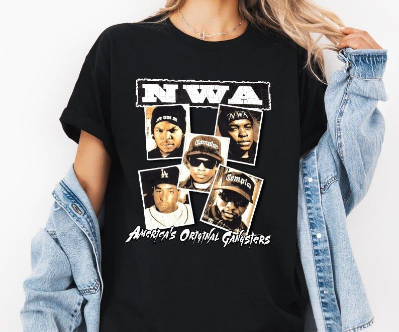 NWA Tshirt, Vintage Tee, Hiphop, Rapper, Street Wear Hoodie, Sweatshirt | WearSparks.com
