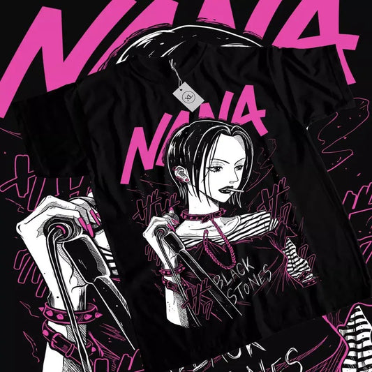 Nana Osaki Unisex T-Shirt,Black Stones Manga Anime Graphic Tee Shirt All Size