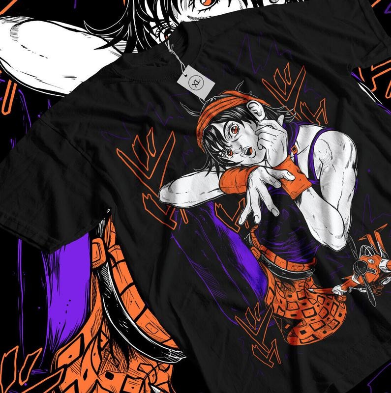 Narancia Ghirga T-Shirt S-4XL Jolyne Cujoh JoJo's Bizarre Adventure Hot Shirt Tshirt S-4XL Hoodie, Sweatshirt