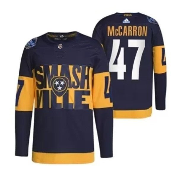 Nashville Predators #47 Michael McCarron 2022 Stadium Series