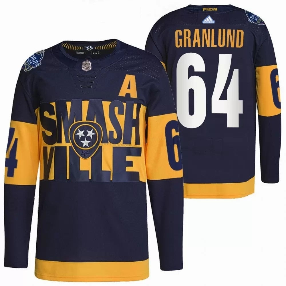 Nashville Predators #64 Mikael Granlund 2022 Stadium Series