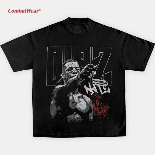 Nate Diaz Shirt, Vintage UFC 90s Graphic MMA Tee, Boxing T-shirt, UFC MMA Shirt, Gym Wear, Gift for Fighters, Sports Apparel