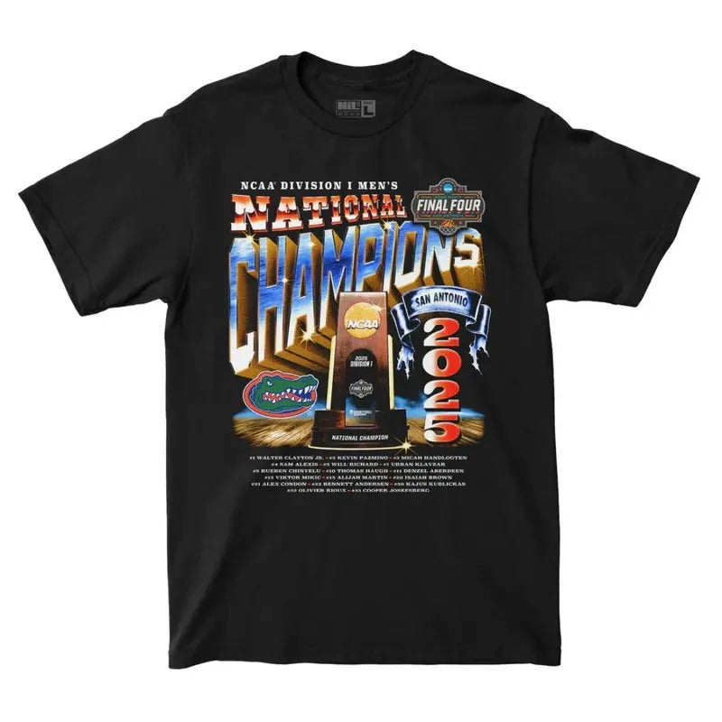 National Champions 2025 Florida Men's Basketball T-Shirt, Sweatshirt, Hoodie Vintage