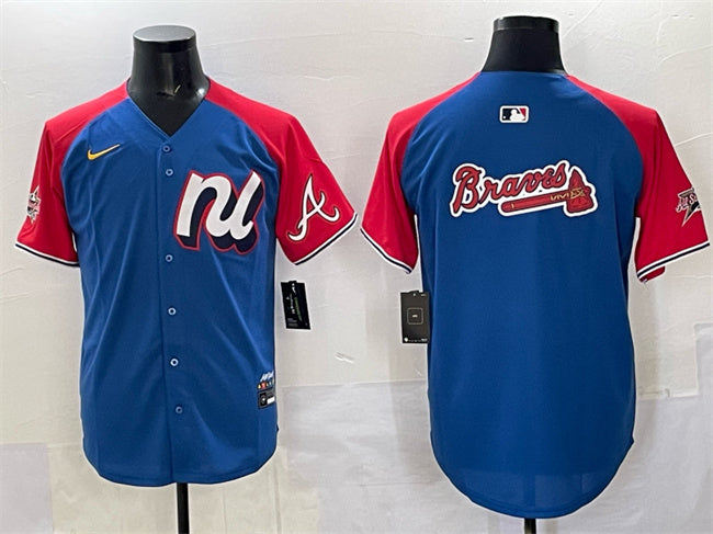 National League Atlanta Braves Team Big Logo Blue Red Alternate 2025 All-Star Edition