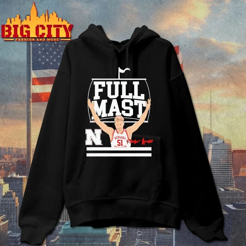 Nebraska Basketball Rienk Mast Full Mast signature shirt