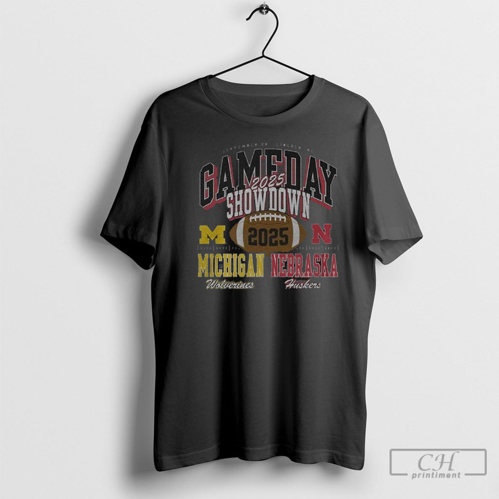 Nebraska Cornhuskers Vs Michigan Wolverines 2025 Gameday Showdown Football Shirt Sweater