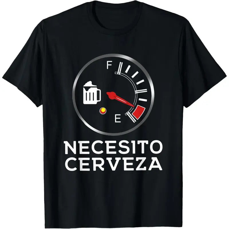 Necesito Cerveza - Funny Spanish I Need Beer Quote Saying T-Shirt made in usa