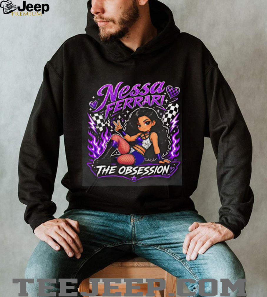 Nessa Ferrari the obsession illustration shirt
