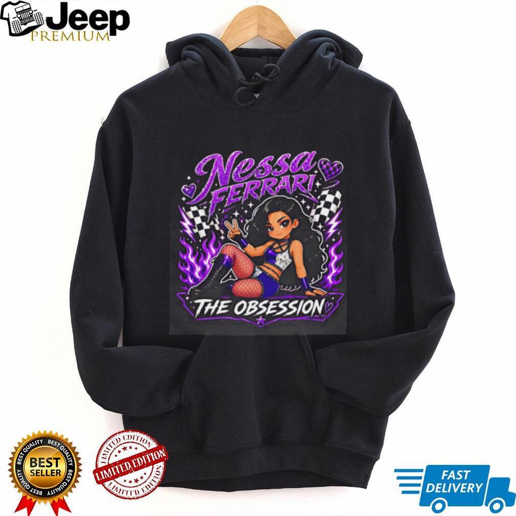 Nessa Ferrari the obsession illustration shirt