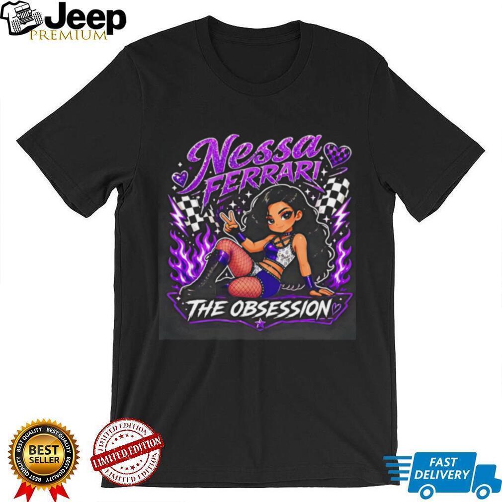 Nessa Ferrari the obsession illustration shirt