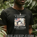 Never Underestimate A Woman Who Does Yoga In Her Seventies T Shirt