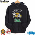 Never Underestimate A Woman Who Loves Notre Dame Irish Football T Shirt