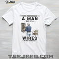 Never Underestimate An Electrician In His Eighties Retro T Shirt