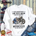 Never Underestimate Old Man Motorcycle Restorer 60s Shirt