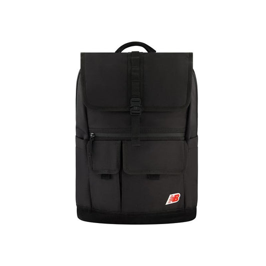 New Balance Men's Black Legacy Icon Flap Backpack