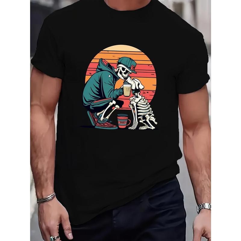 New Casual Crew Neck Men's T-Shirt Made in USAstyle{n002}5