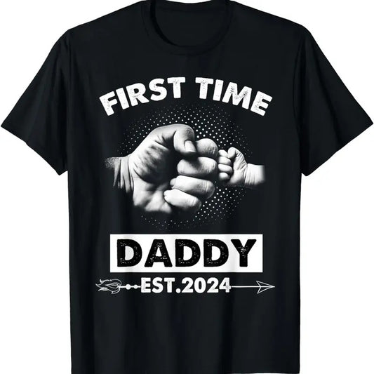 New Dad Est 2024 Fathers Day Men Women T-Shirt