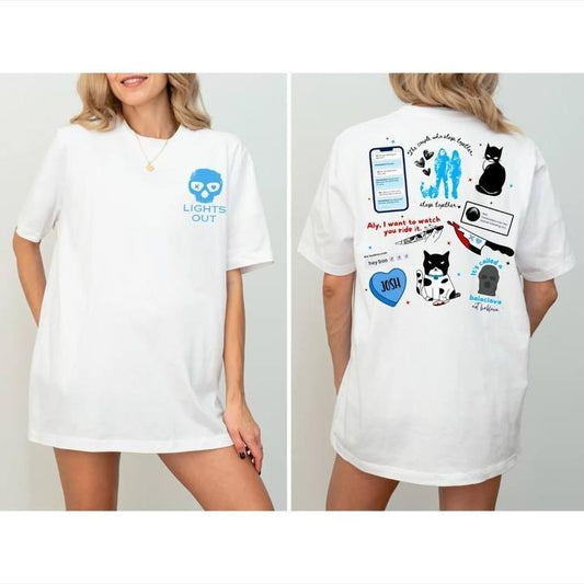 New Design Lights Out 2 Side Sweatshirt, Navessa Allen Shirt, Dark Romance Hoodie, Smut Merch, Unisex, Crewneck, Book Lover, Booktok Sweater