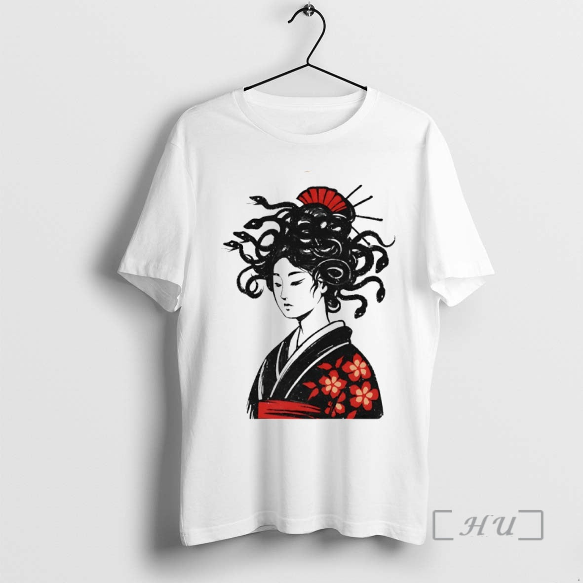 New Geisha Mith Snake Hair Circle T-Shirts, Hoodie, Sweatshirt | WearSparks.com