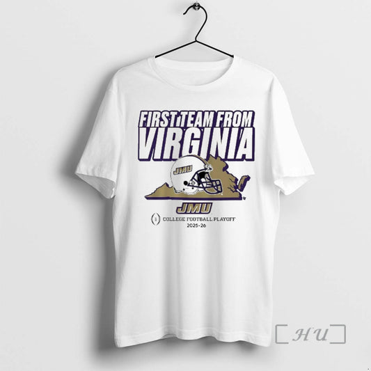 New Jmu Football 2025 26 Cfps First Team From Virginia Helmet Premium T Shirts Sweater Hoodie, Sweatshirt | WearSparks.com