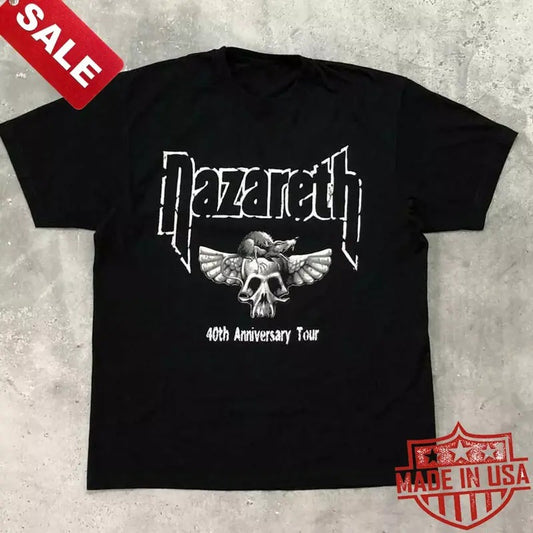 New Nazareth 40th Anniversary Tour Gift For Fans Unisex S-4XL Shirt