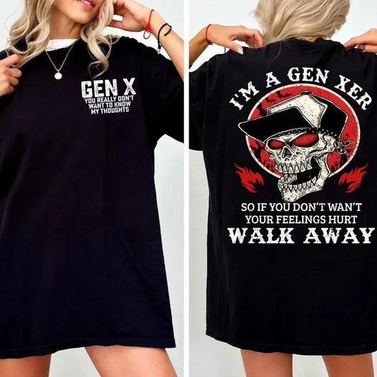 New Version Gen X Shirts T-Shirt - Retro Vintage Design for Generation X Proud Master of Sarcasm and Mix Tapes, Full Sizes, For Men, For Women