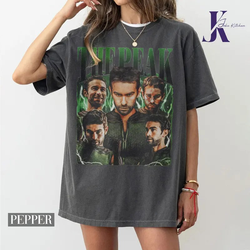 New Version The Peak Vintage T-Shirt, THE DEEP Vintage Shirt, Bootleg Retro 90's Fans Washed Graphic Tee Gift