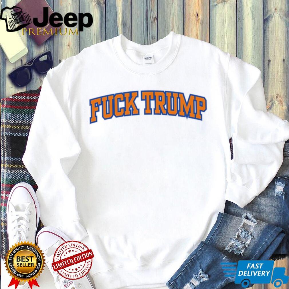 New Yock Knicks fuck Trump color scheme shirt