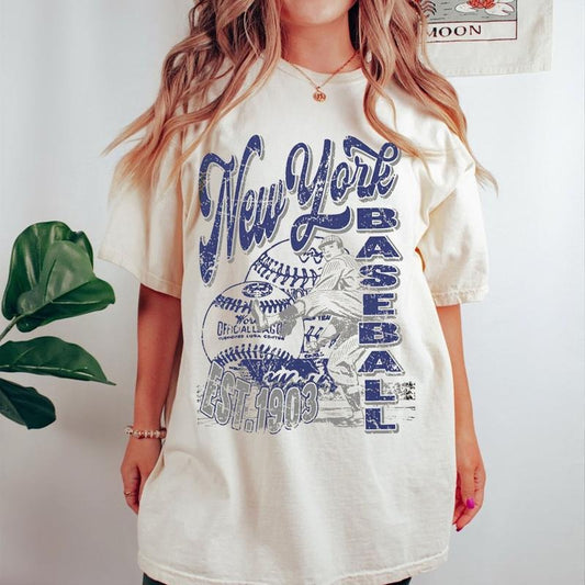 New York Baseball 90's T Shirt, Vintage Baseball Fan Shirt, Yan.Kees Shirt, Game Day Apparel, Baseball Season, New York Sports Outfit, World Series, Unisex T-Shirt, Gifts For Men Women, Short Sleeve Tee Shirt