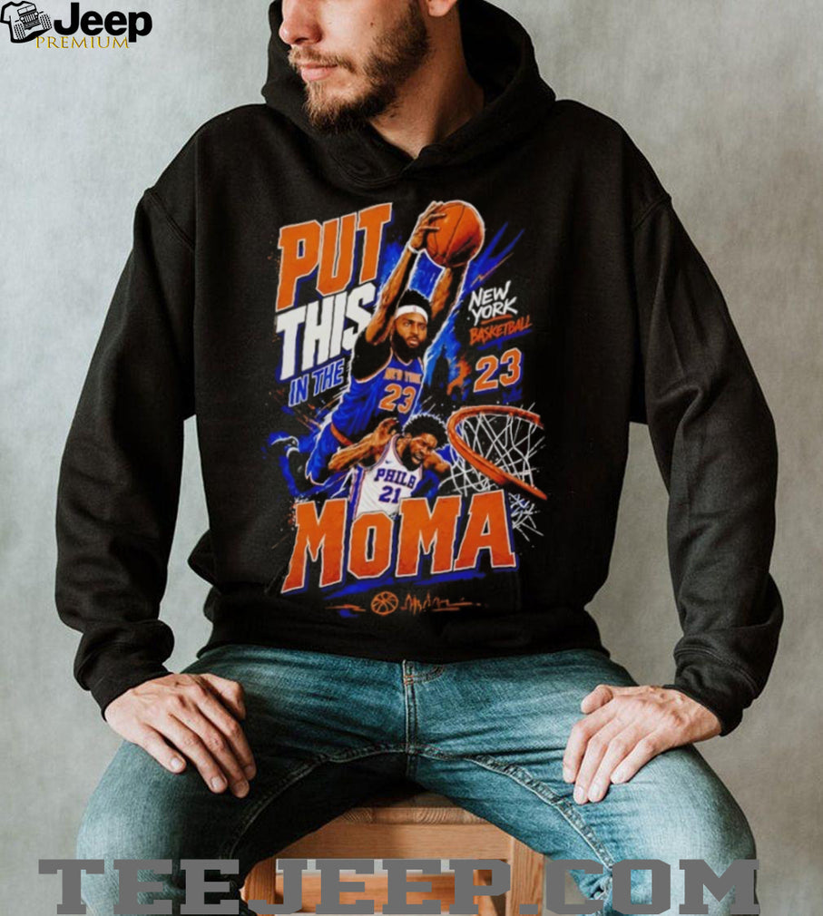 New York Basketball Put This In The Moma Poster Dunk T Shirt