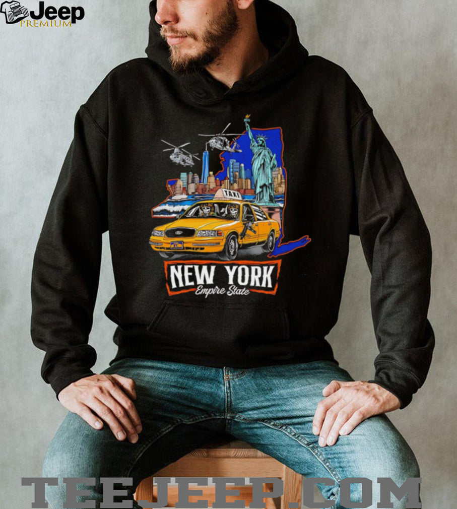 New York Empire State Cityscape T Shirt