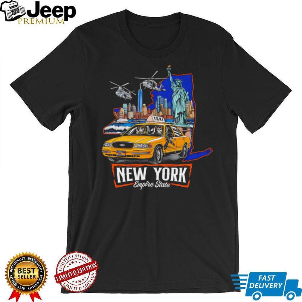 New York Empire State Cityscape T Shirt