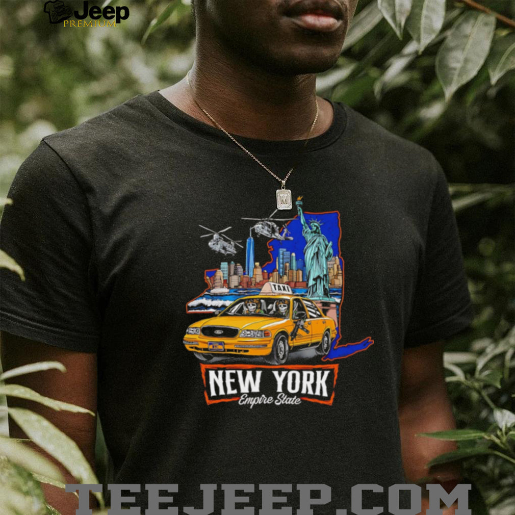 New York Empire State Cityscape T Shirt