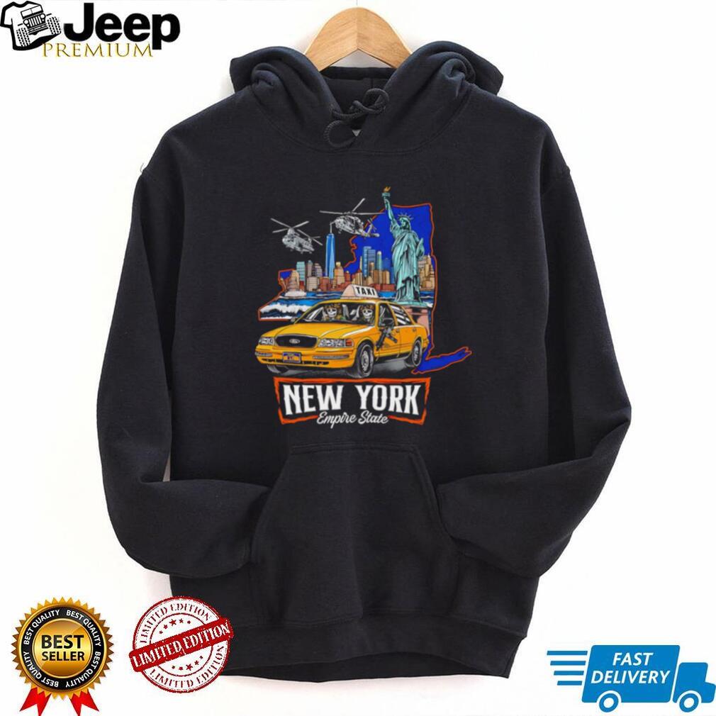 New York Empire State Cityscape T Shirt