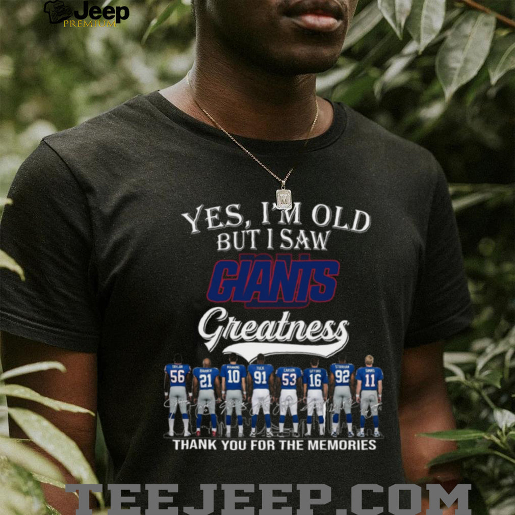 New York Giants Football Greatness Retro Vintage Men Women Fans Shirt