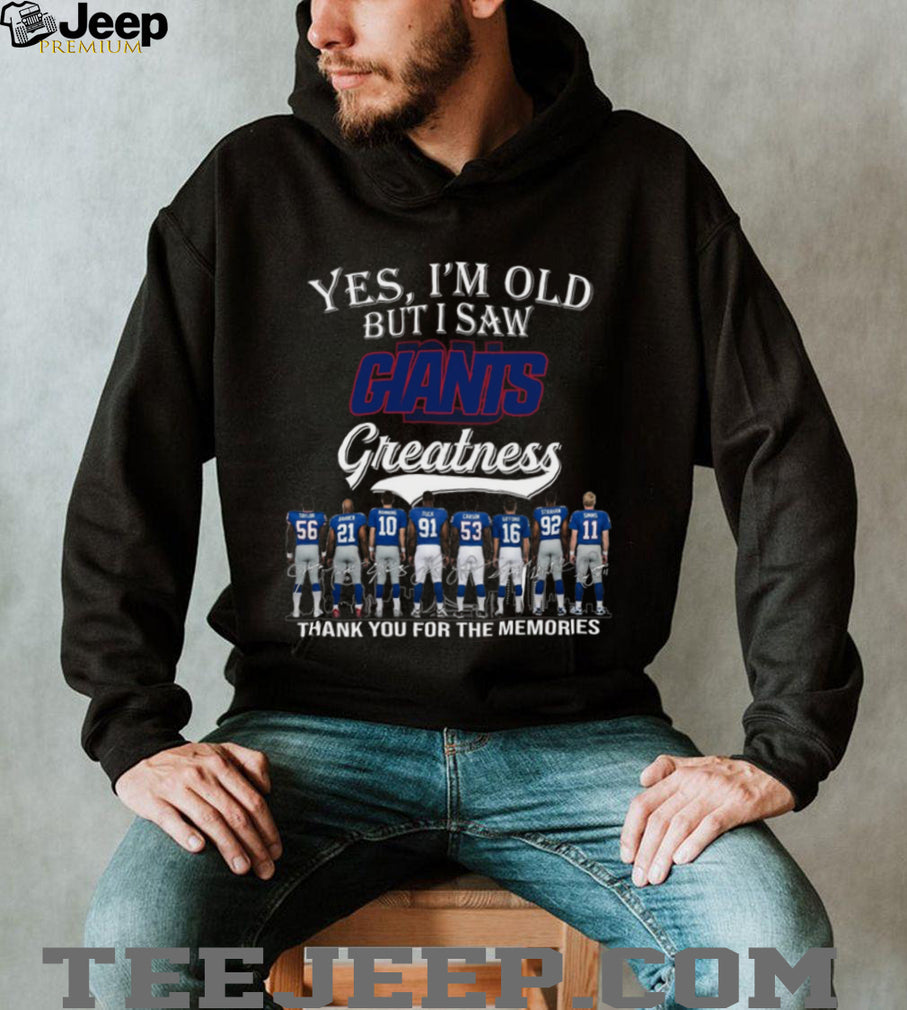 New York Giants Football Greatness Retro Vintage Men Women Fans Shirt