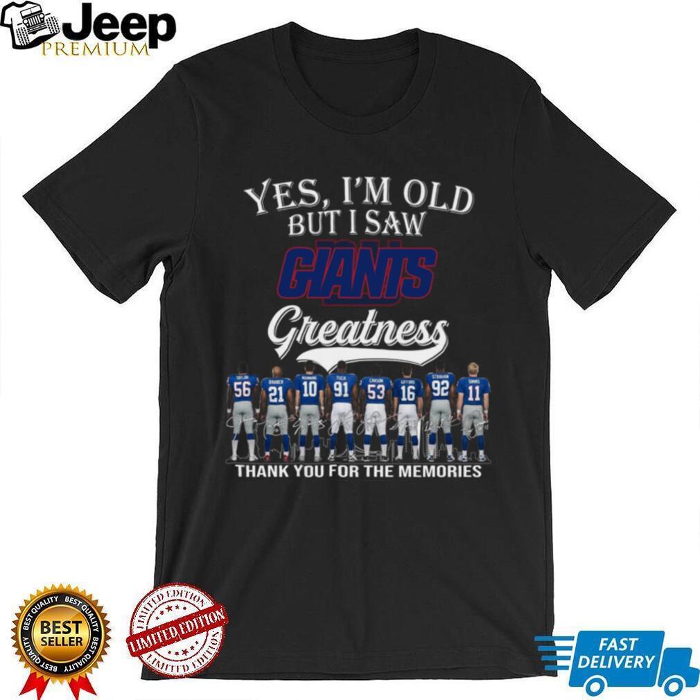 New York Giants Football Greatness Retro Vintage Men Women Fans Shirt