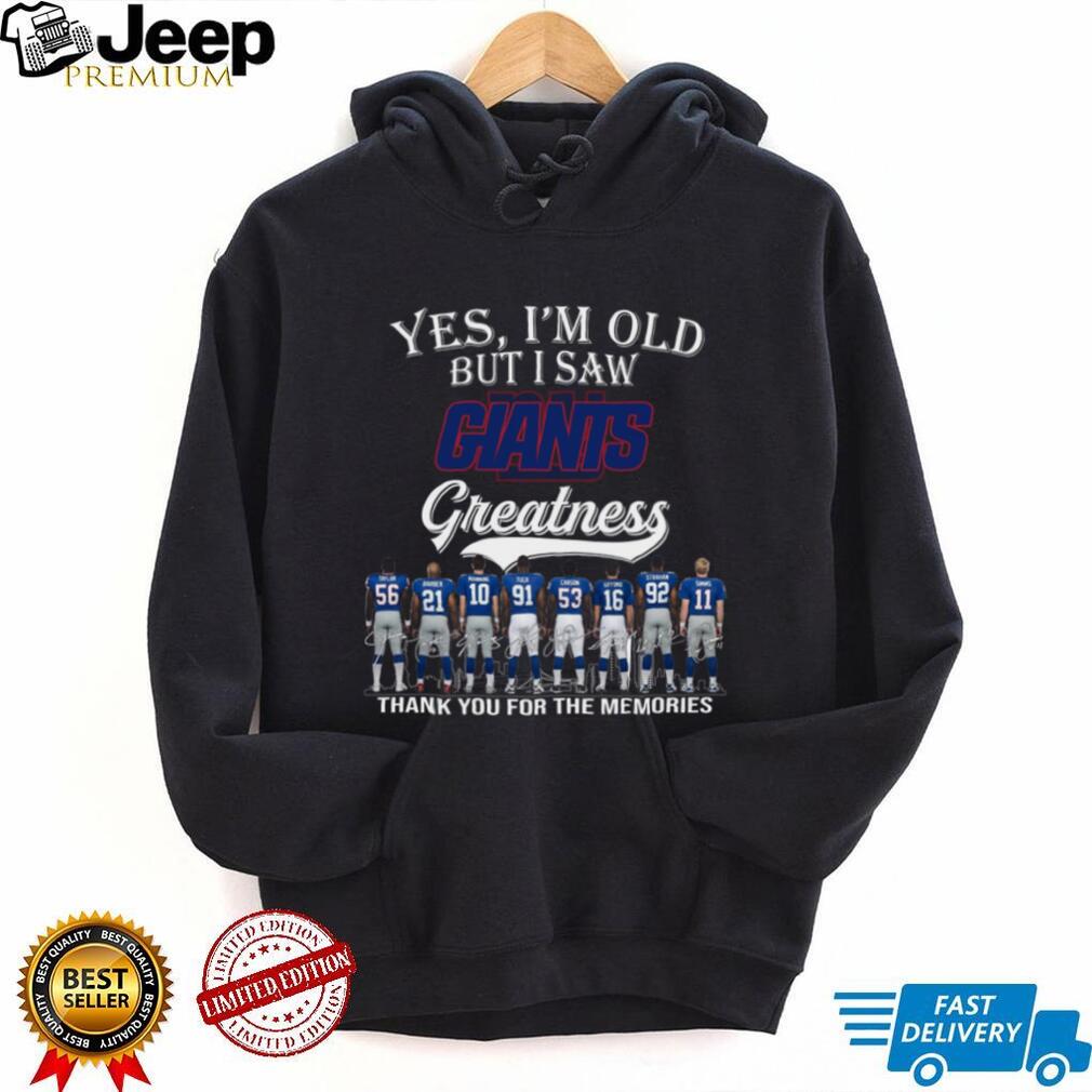 New York Giants Football Greatness Retro Vintage Men Women Fans Shirt