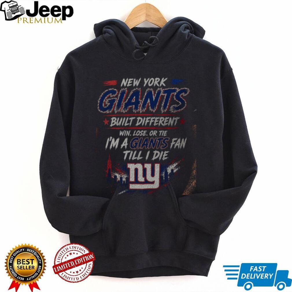 New York Giants Football Team Logo Built Different Shirt