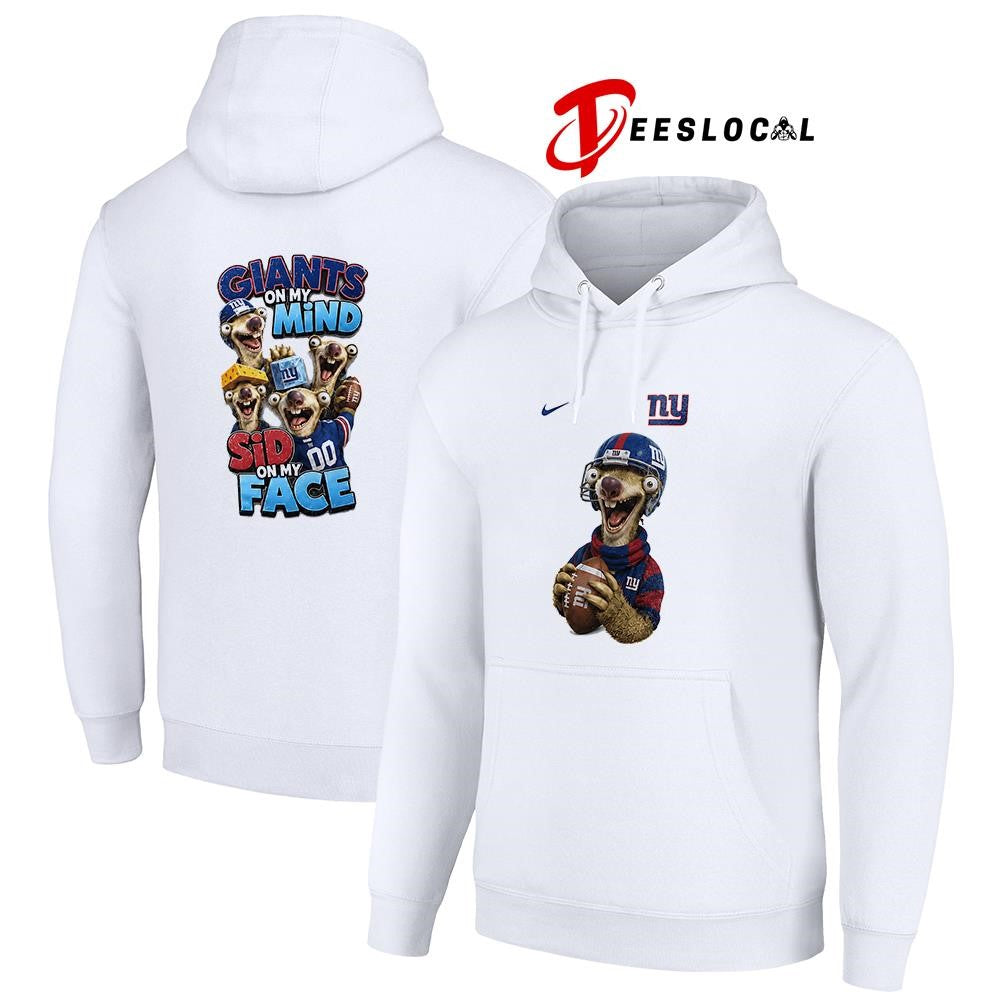 New York Giants on my mind Sid on my face shirt