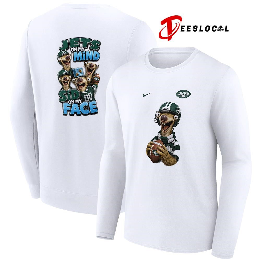 New York Jets on my mind Sid on my face shirt