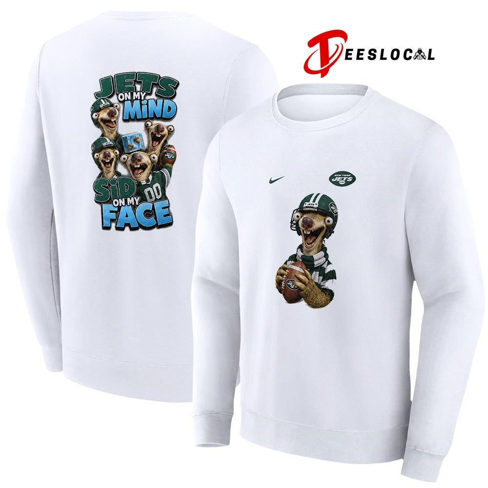 New York Jets on my mind Sid on my face shirt