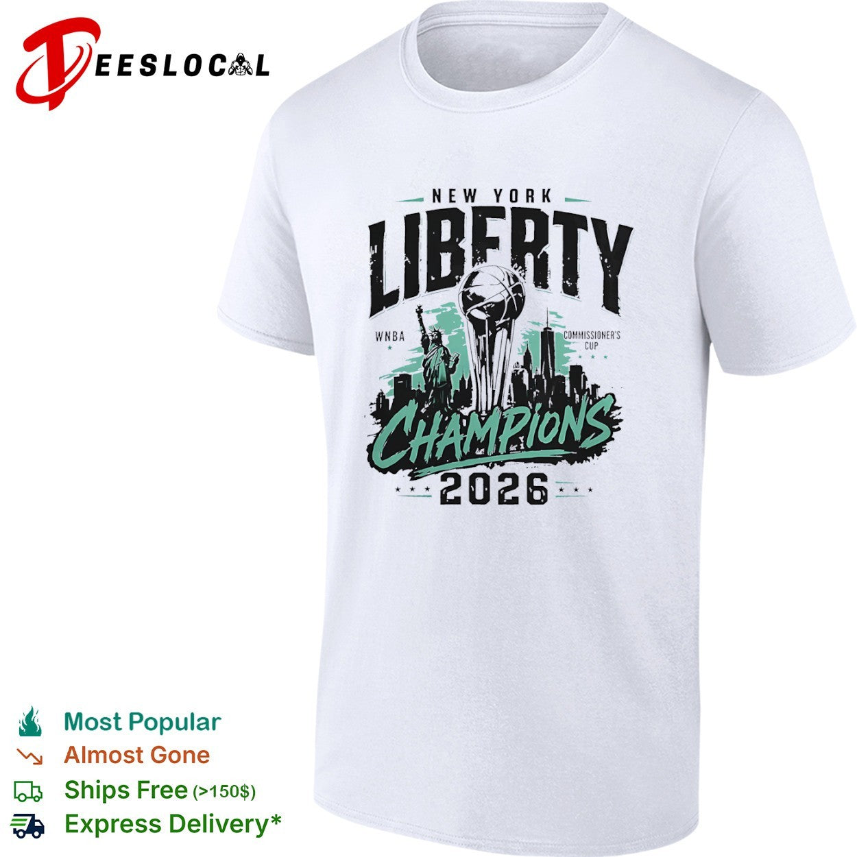 New York Liberty Ellie the Elephant WNBA 2026 shirt