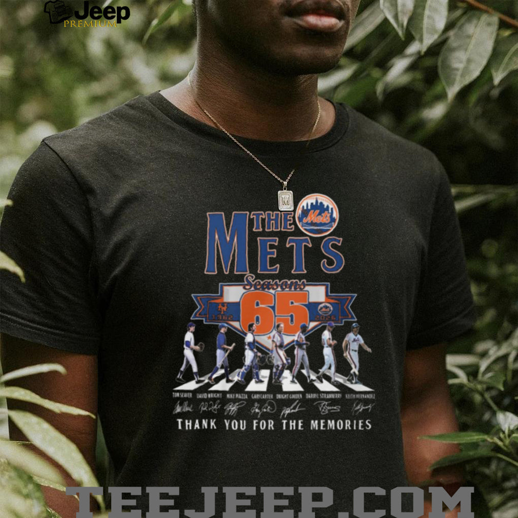 New York Mets 65 Seasons 1962 2026 Legends Memories Signatures T Shirt