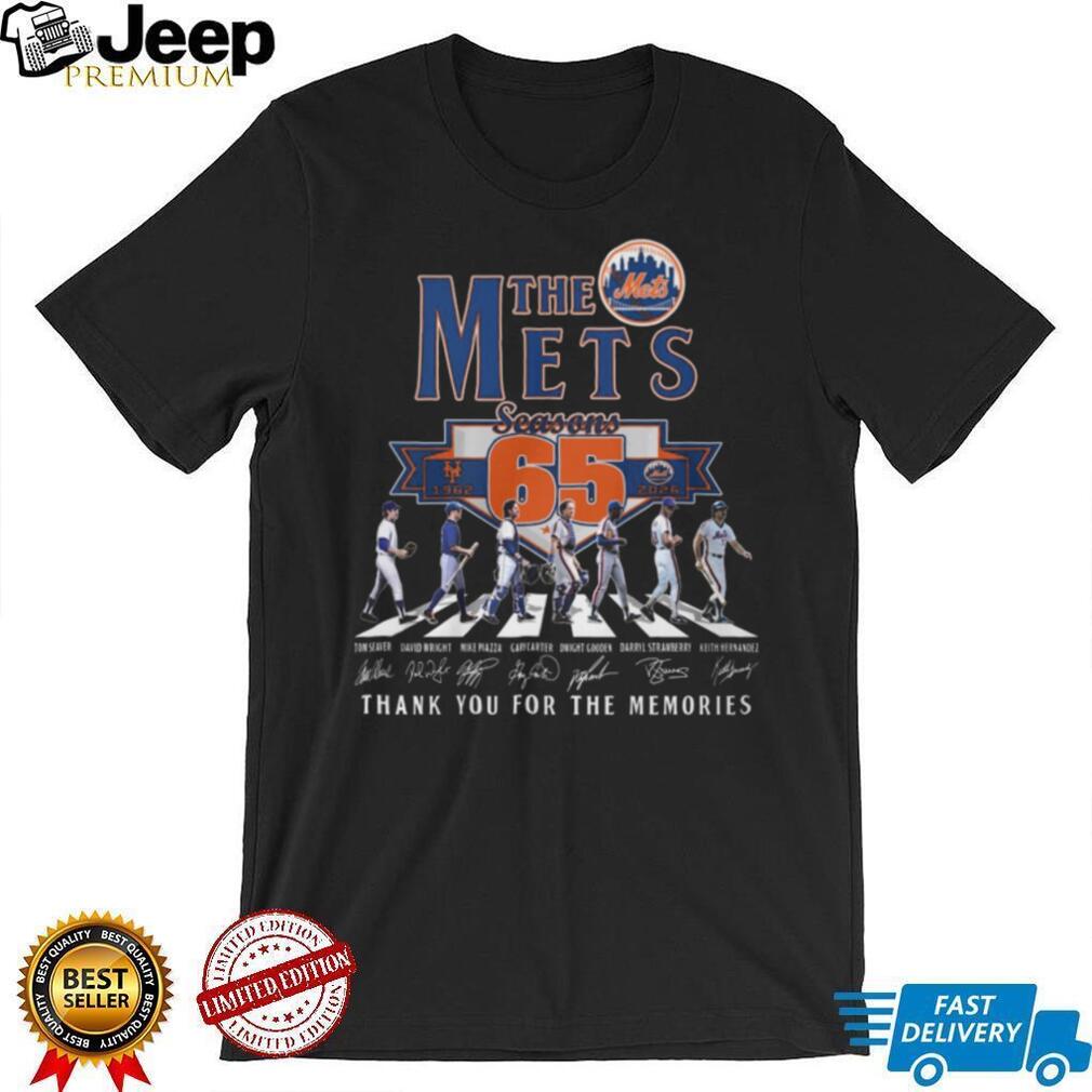 New York Mets 65 Seasons 1962 2026 Legends Memories Signatures T Shirt