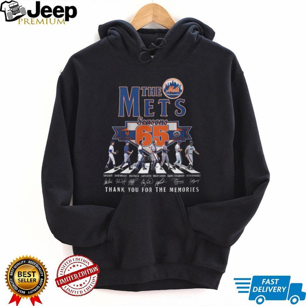 New York Mets 65 Seasons 1962 2026 Legends Memories Signatures T Shirt
