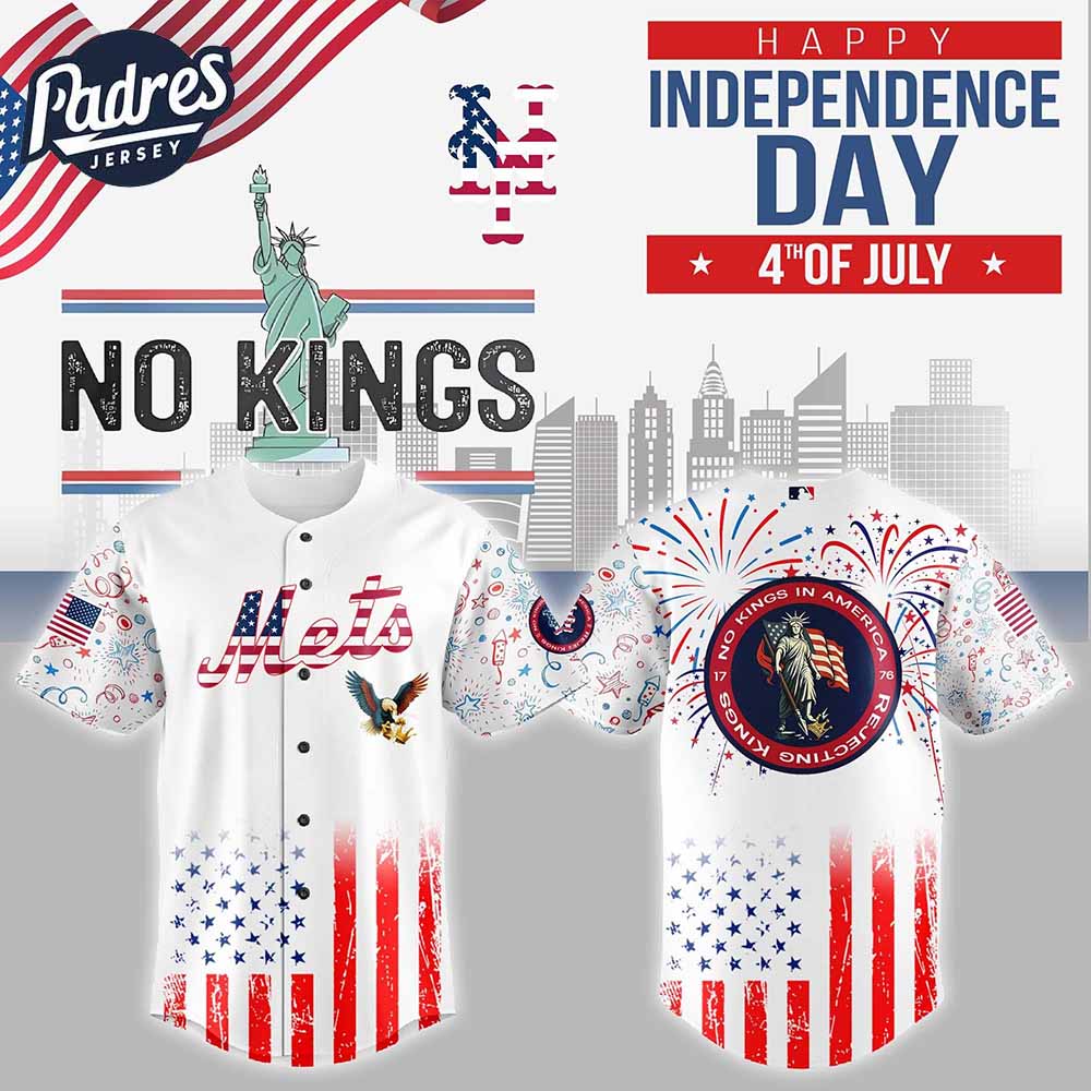 New York Mets MLB X The 4th Of July X Military Custom Baseball Jersey - Padres Jersey Oasis: Elevate Your Baseball Style...